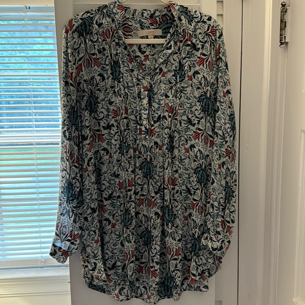 Loft tunic blouse